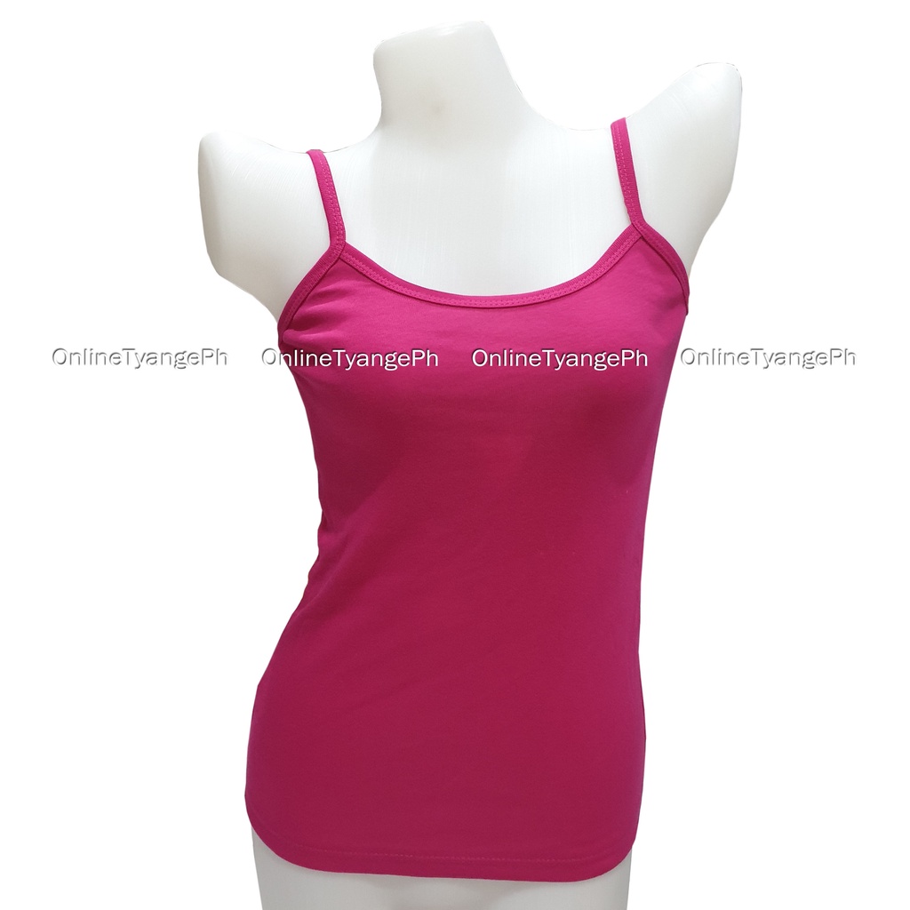 OnlineTyangePh SANDO SPAGHETTI STRAP FREESIZE S L SPANDEX TANK TOPS SINGLET SUPER SALE SPAGHETTI Shopee Philippines
