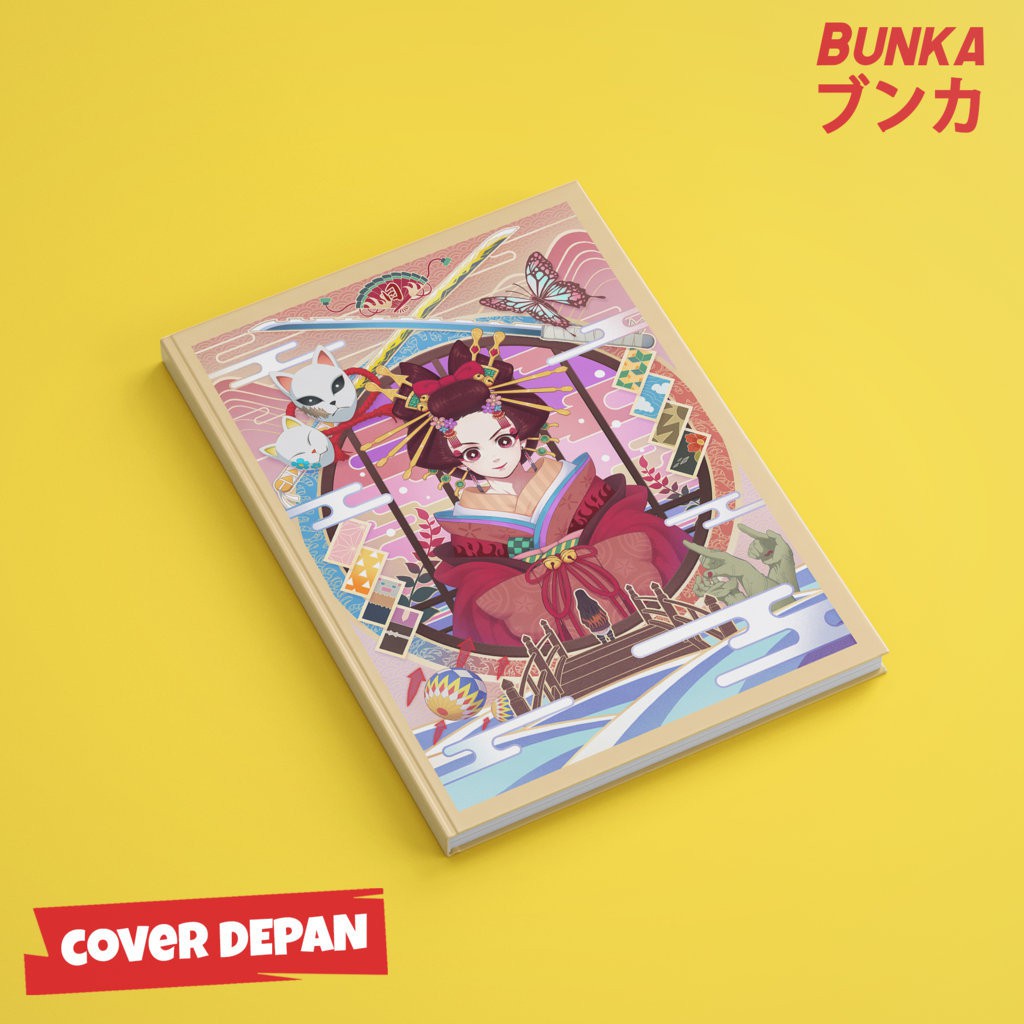 Kimetsu no Yaiba Geisha Tanjiro Hardcover A5 Notebook Anime Notepad ...