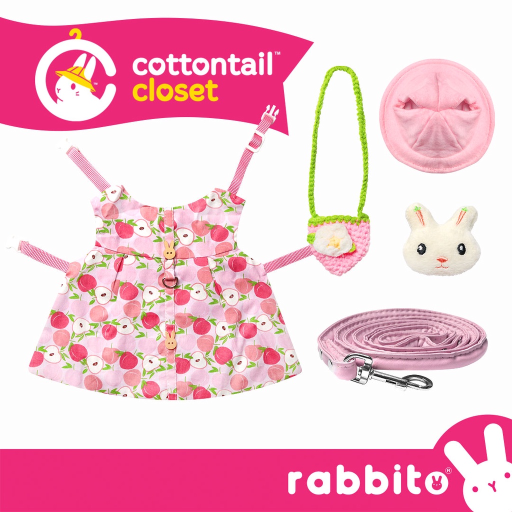 Cottontail Closet DAINTY DRESS SET Cute Harness and Costume Clothes for ...