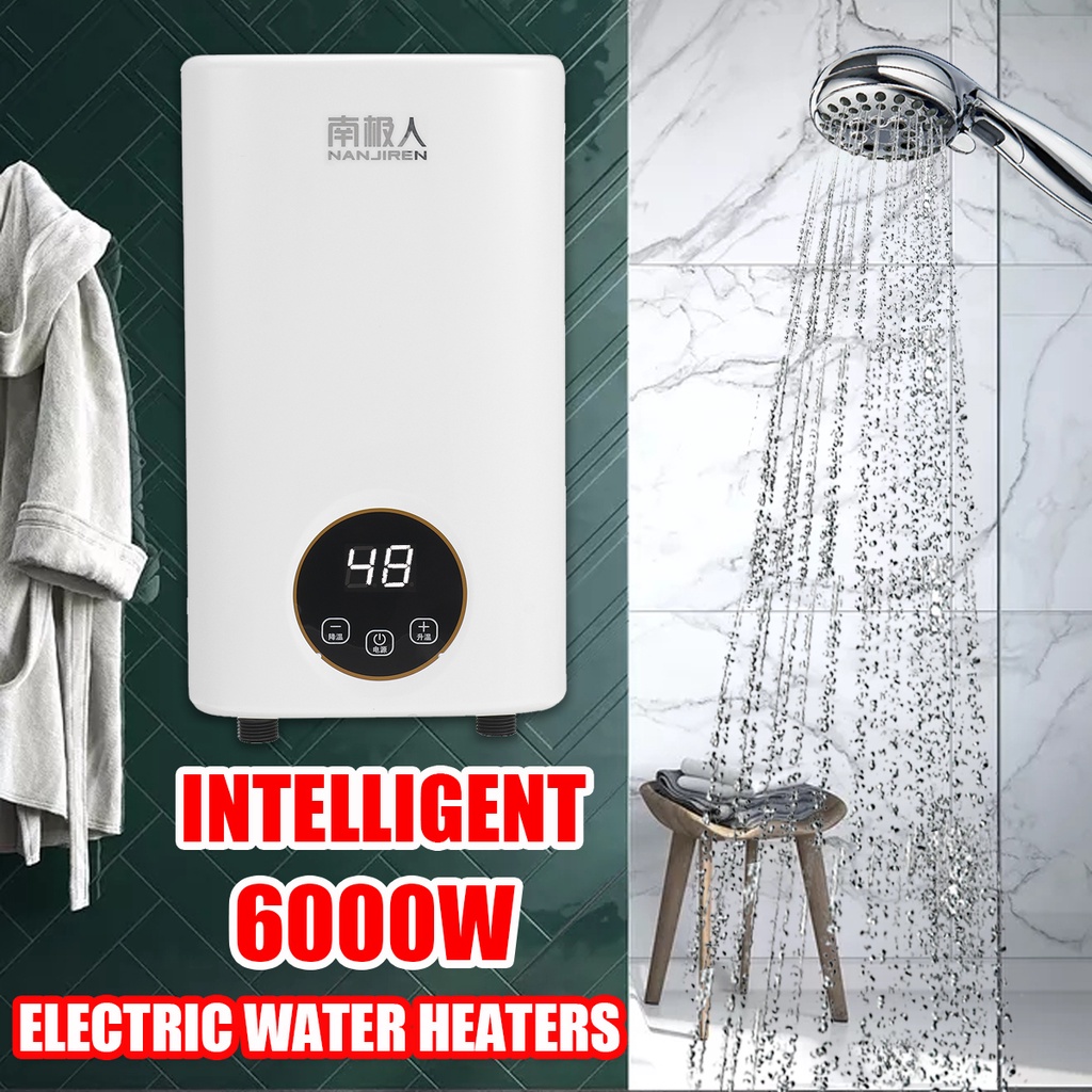 220V IPX4 Waterproof Instant Electric Water Heater Home Intelligent ...
