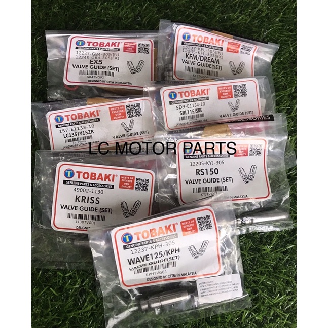 TOBAKI VALVE GUIDE BAR EX5 HIGH POWER DREAM WAVE125 LC135 Y15 Y15ZR