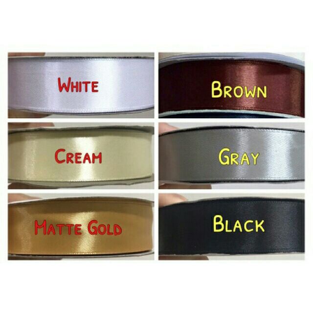 10 yards 1 inches double edge satin ribbon