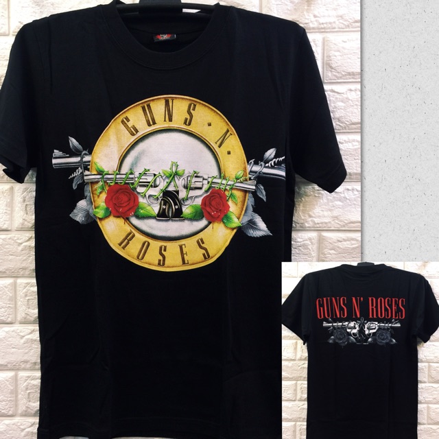 Guns N Roses Rock Band Shirt Shopee Philippines