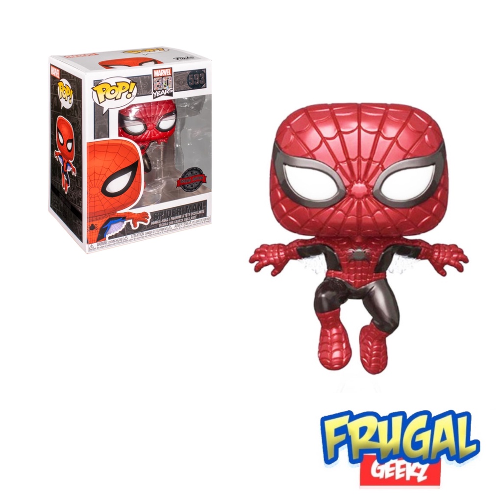 Funko Pop! Marvel 80 Years Spider-Man First Apperance Special Edition ...