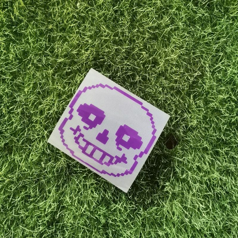 DIY Sans from UNDERTALE LOGO Vinyl IRON-ON PATCH for T-shirt and other ...