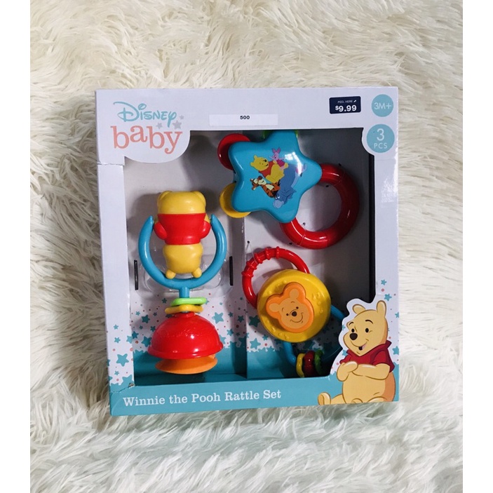 Disney Baby - Winnie the Pooh Rattle Set. | Shopee Philippines