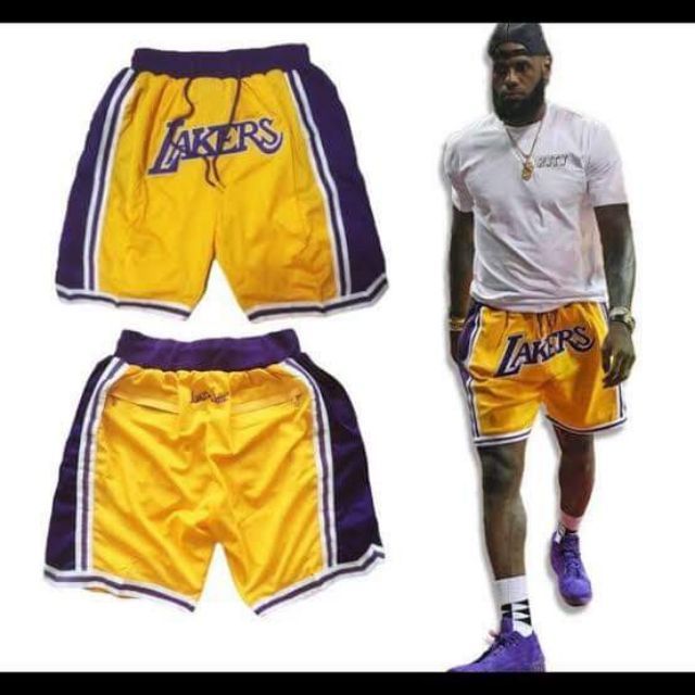 Just don store lakers shorts fake