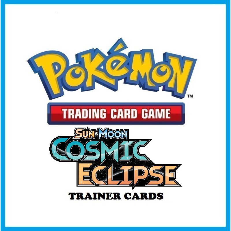 Pokemon Trading Card Game Cosmic Eclipse Trainer/Supporter Cards