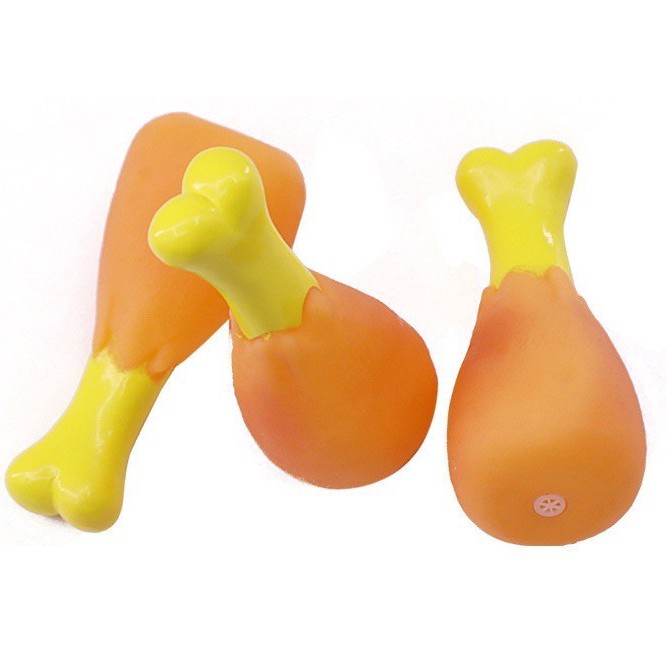 Small Squeaky Chicken Drumstick Dog Toy Shopee Philippines