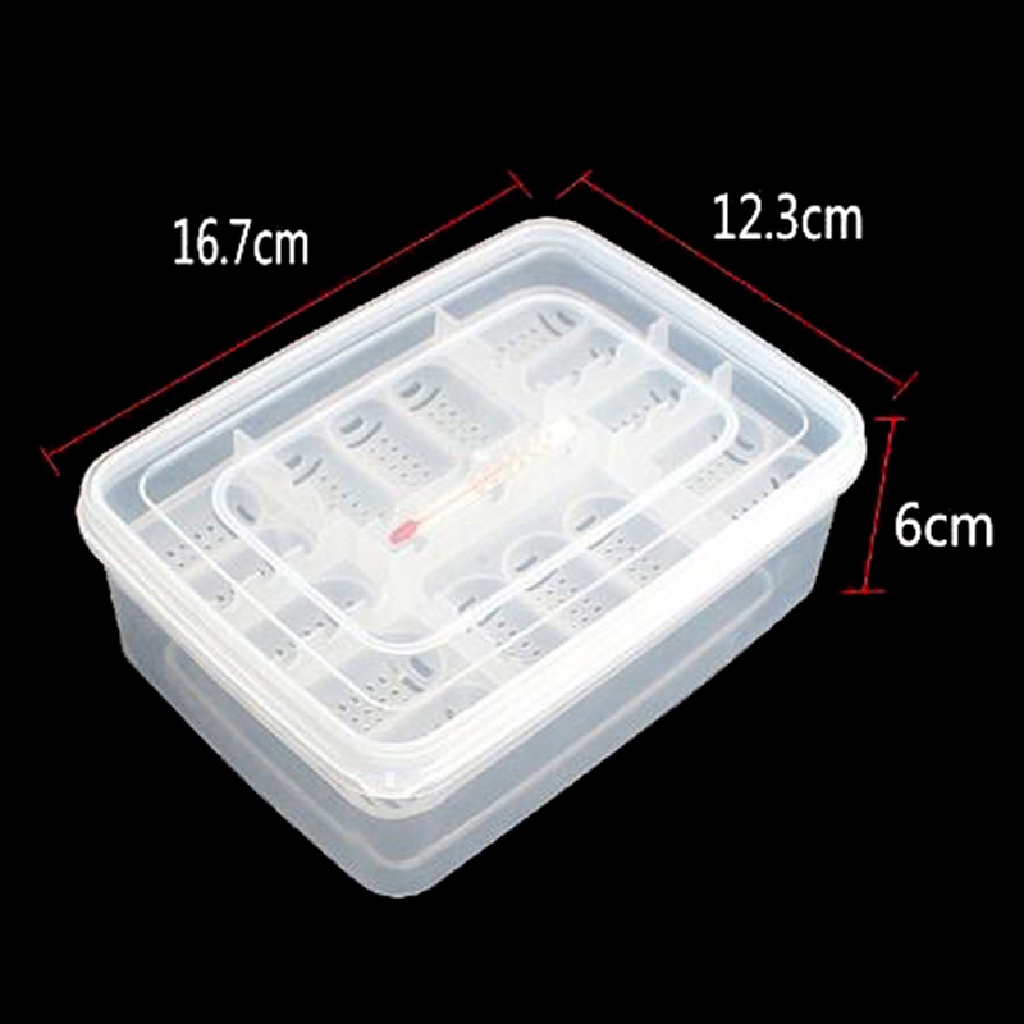 GOLDEN 16 Egg Incubator Tray+Thermometer DIY Incubation Gecko Lizard