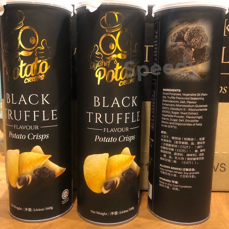 Mychef's Black Truffle Potato Chips 160g Shopee Philippines