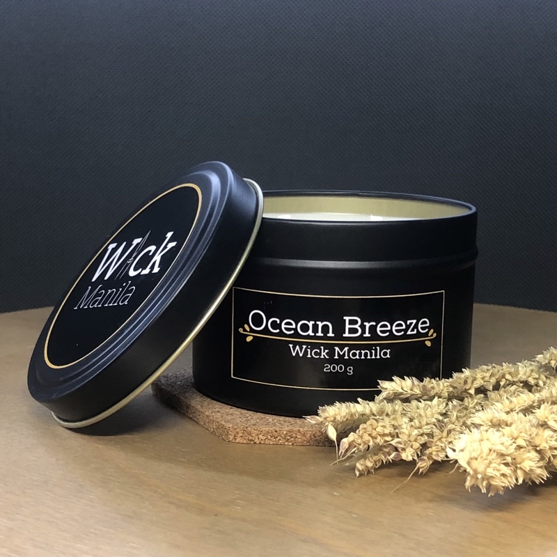 Wick ManilaScented Candle (Ocean Breeze) Shopee Philippines