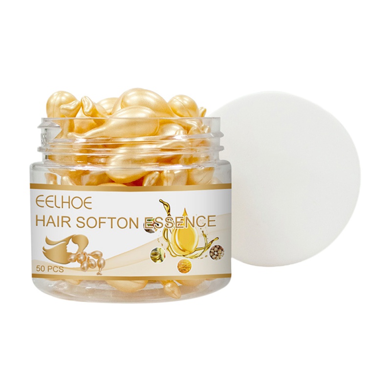 50Pcs Hair Capsules Essential Oil Repair Damaged Hair Vitamin Keratin