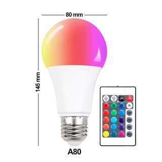 LED 7W Warm White Magic Bulb with Remote Controller and