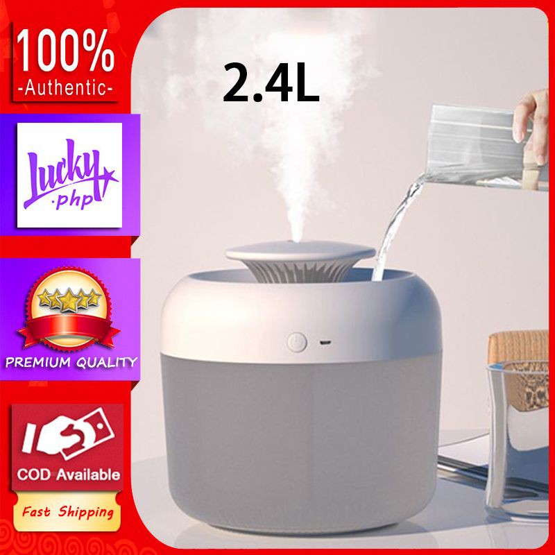 New Aroma Diffuser 2.4L Large Capacity USB Ultrasonic Air Humidifiers ...