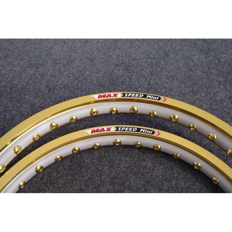 MAX SPEED MINI RIM 2 TONE GOLD 1.4-17 | Shopee Philippines