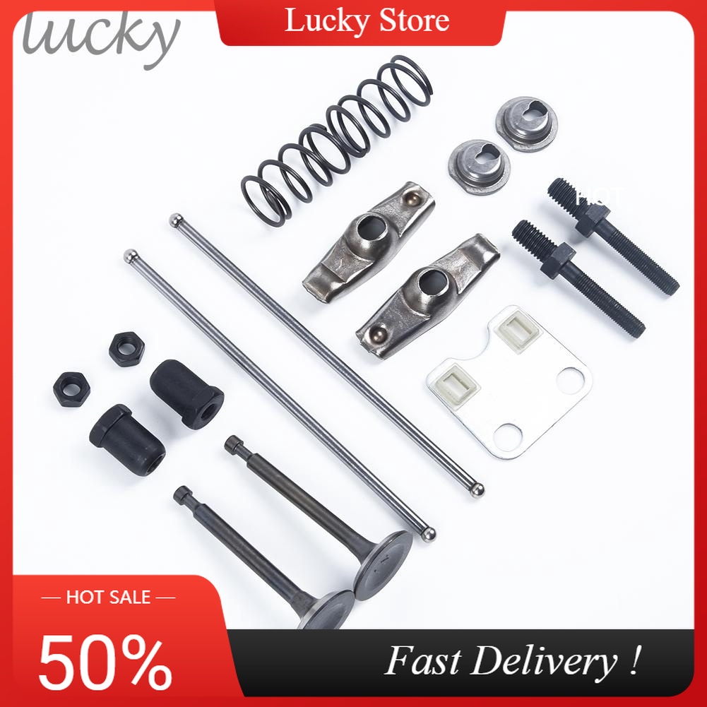 Valve Rocker Arm Kit 5.5HP 6.5HP Push Rod Guide Plate Set For Honda ...