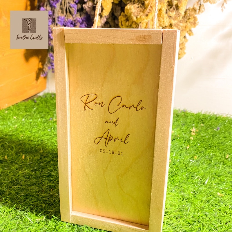 MINI WINE BOX (12cm x 22cm x 10cm) Shopee Philippines