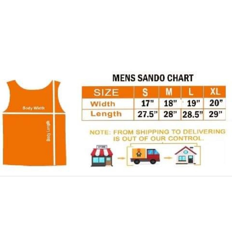SANDO FOR MEN OVERRUN FROM BANGLADESH COTTON FABRIC | Shopee Philippines