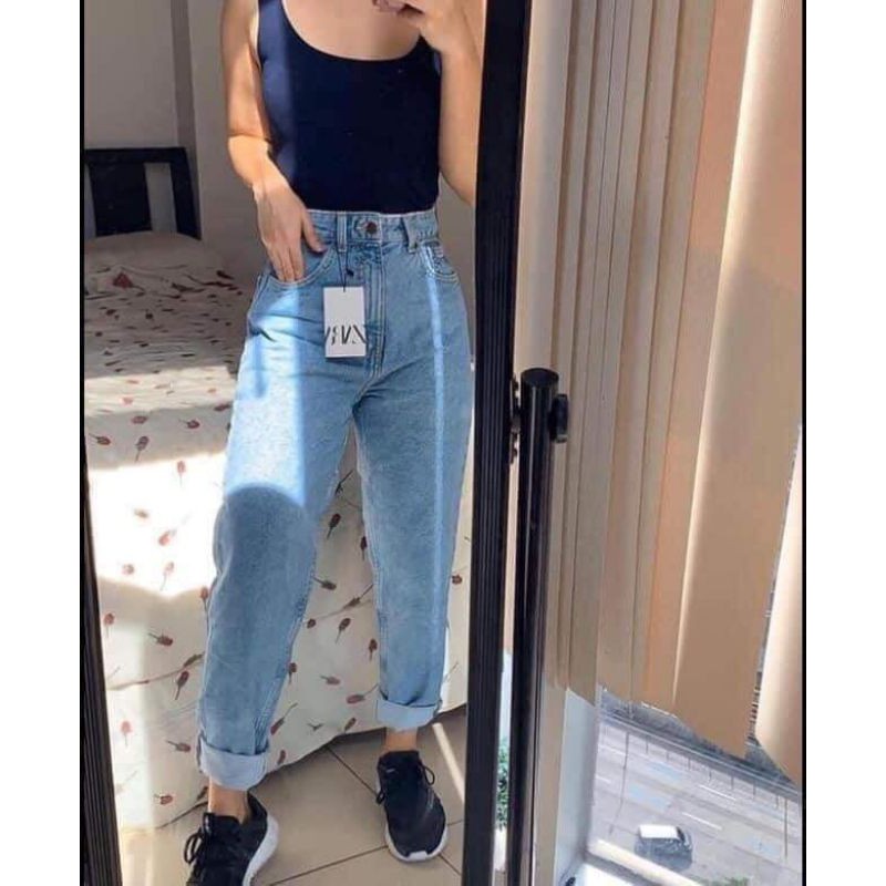 Classic High Waist Mom Jeans