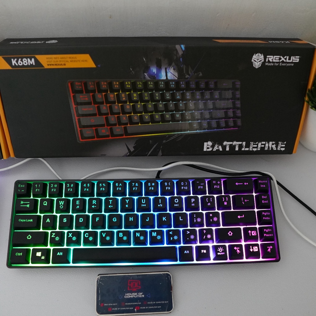 Rexus BATTLEFIRE K68M. MINI GAMING KEYBOARD Shopee Philippines