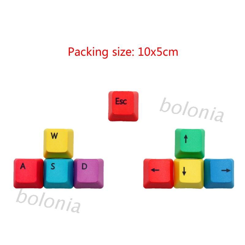 9 Key Keycap WASD Mechanical Keyboard Keycaps OEM Profile PBT RGBY ...