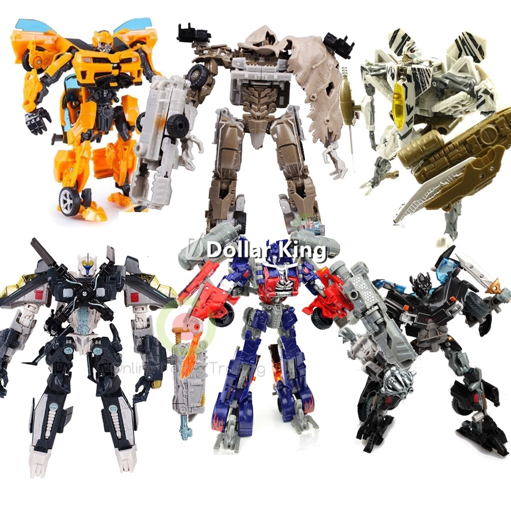 Transformers Optimus Prime Bumblebee Ironhide Megatron Skyhammer Robot ...