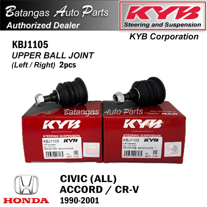 KYB UPPER BALL JOINT HONDA CIVIC / ACCORD / CRV 19902001 2PCS KBJ1105