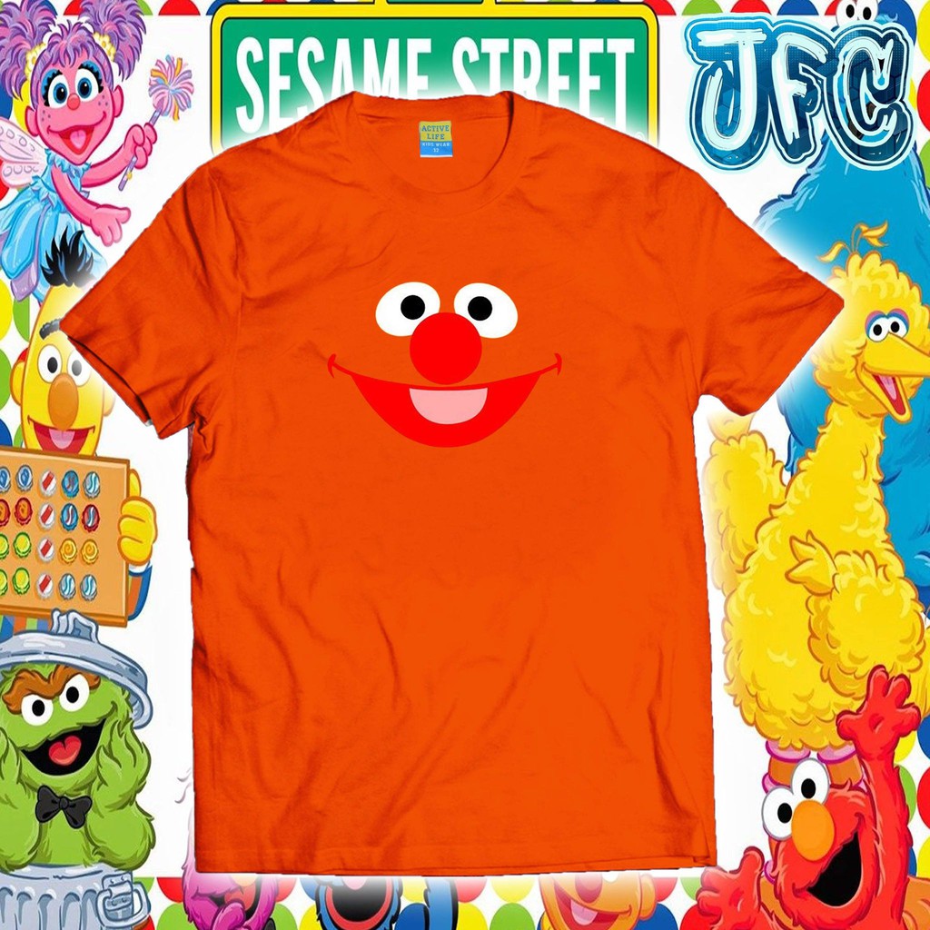 SESAME STREET CHARACTERS KIDS T-SHIRT UNISEX COTTON | Shopee Philippines