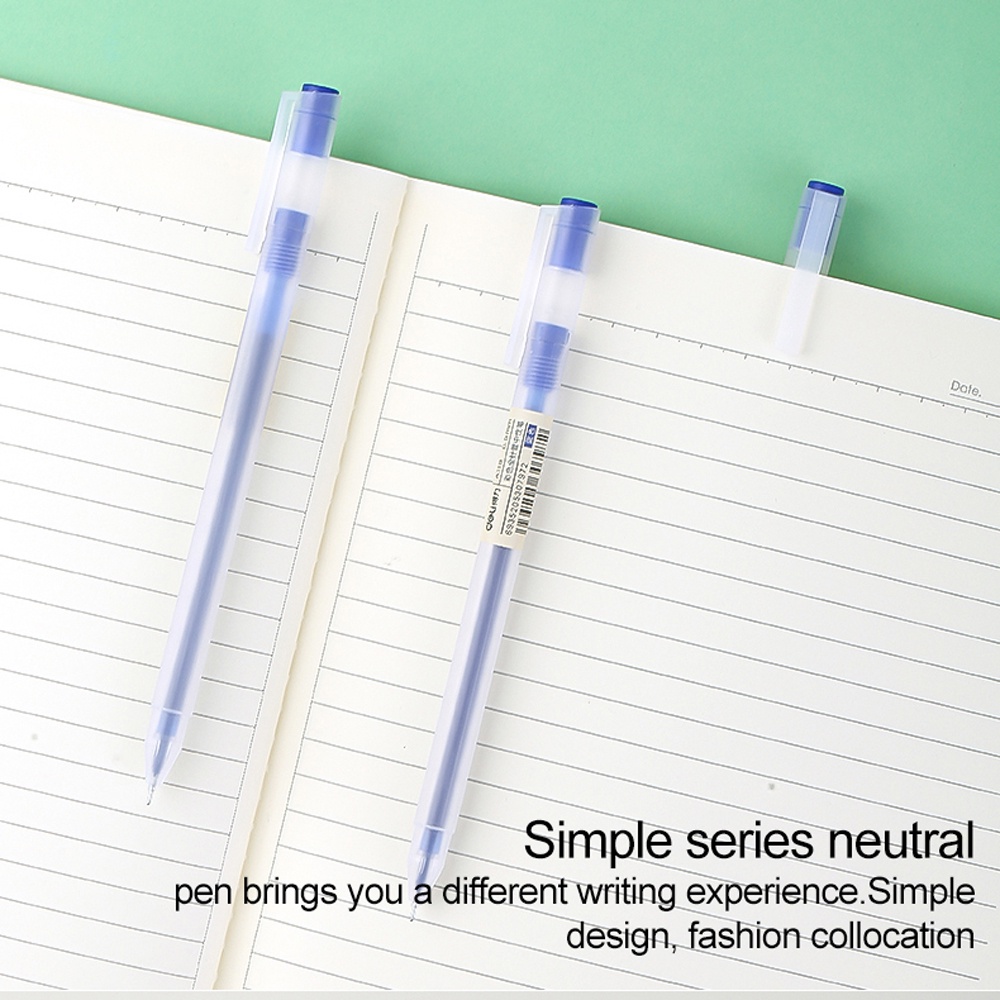 Deli 12PCS Gel Pen Set 0.5mm 8 Colors Pens Student Writing Stationery ...