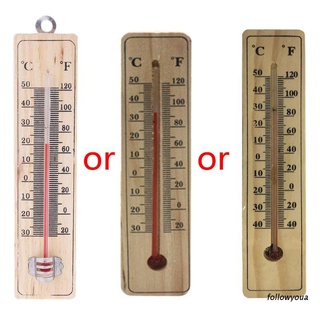 Long Wall Hanging Thermometer Hygrometer Indoor Outdoor Garden Garage  Office Room Hanging Logger Temperature Measurement Tool