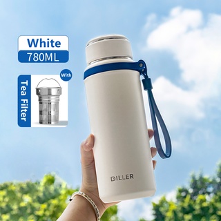 Diller Large Simple Thermo Flask with Tea Filter (MLH8984-800