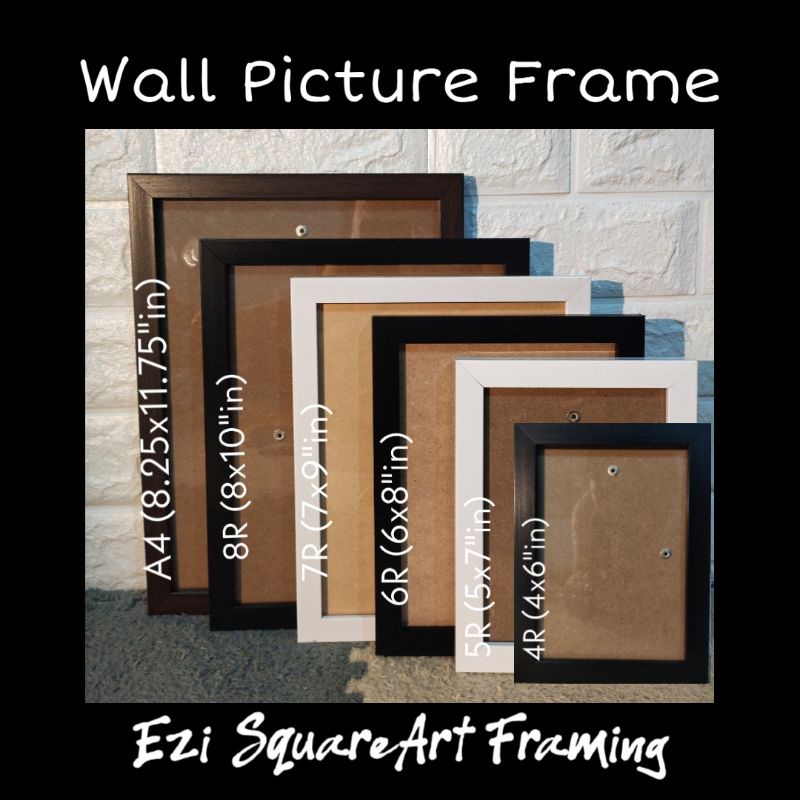 Minimalist Wall Picture Frame A4 8R 7R 6R 5R 4R 8.5x11 8