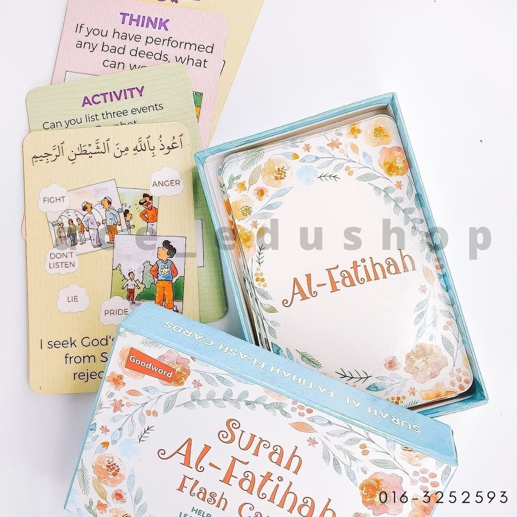 Aceedushop Surah Al Fatihah Flashcards By Ed Tajwar Hasan