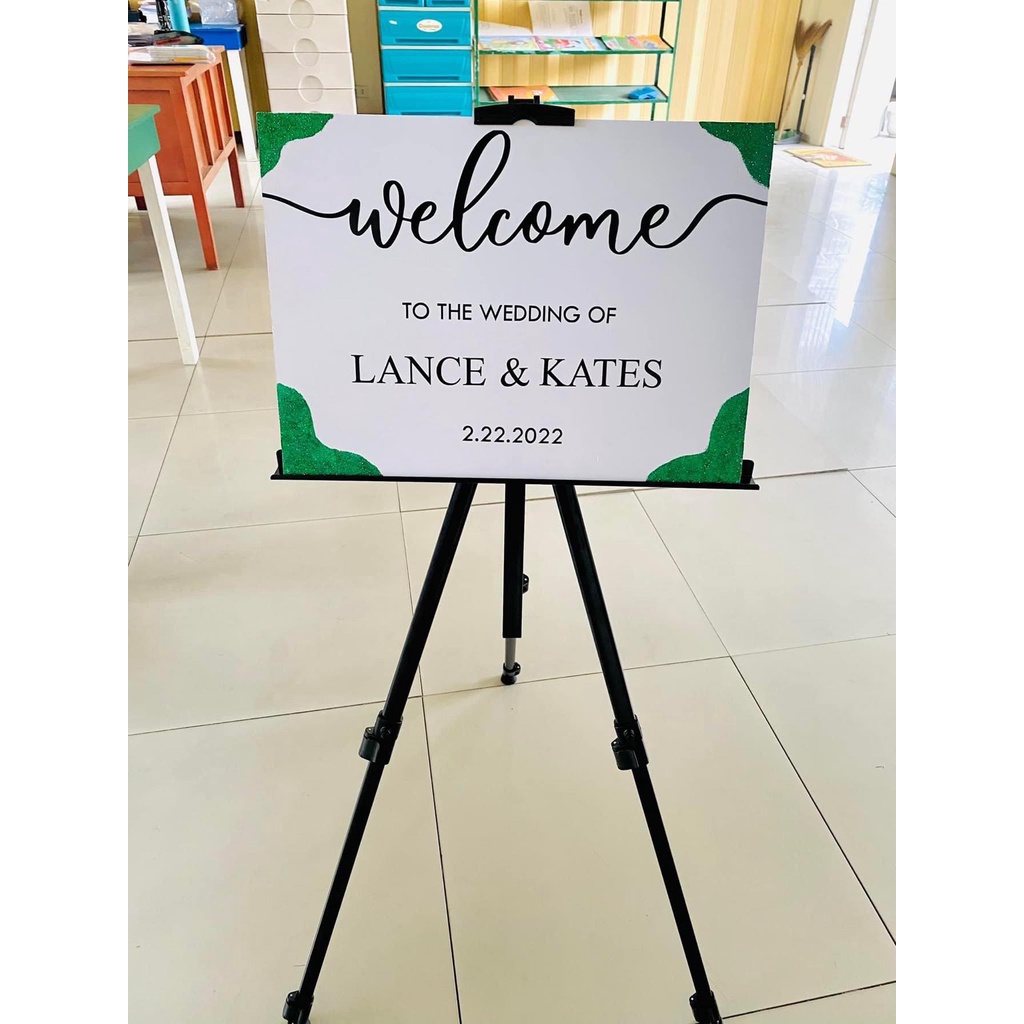 Welcome Sign board for any occasions Stand not included | Shopee ...