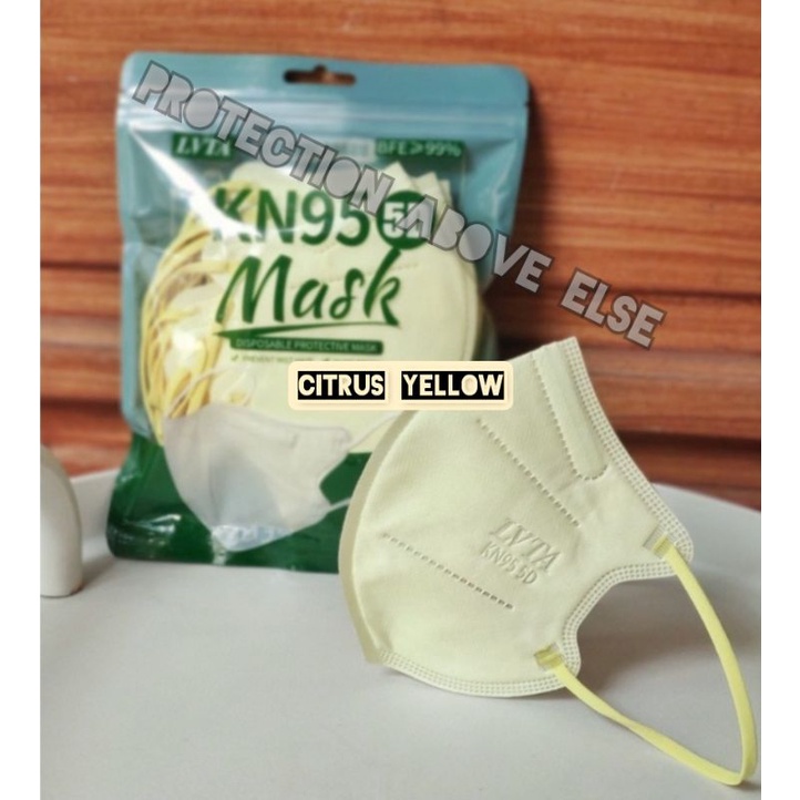 Original 5D KN95 LVTA QUALITY FACE MASK, 10pcs, Colored face mask. 4