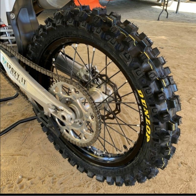 Dunlop dirt cheap bike tyres