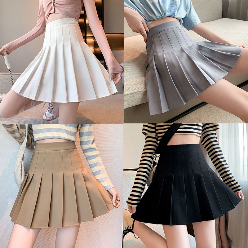 ☆XS-3XL☆ Korean Fashion prevent wrinkles Womens High Waist Skirt Slim A ...