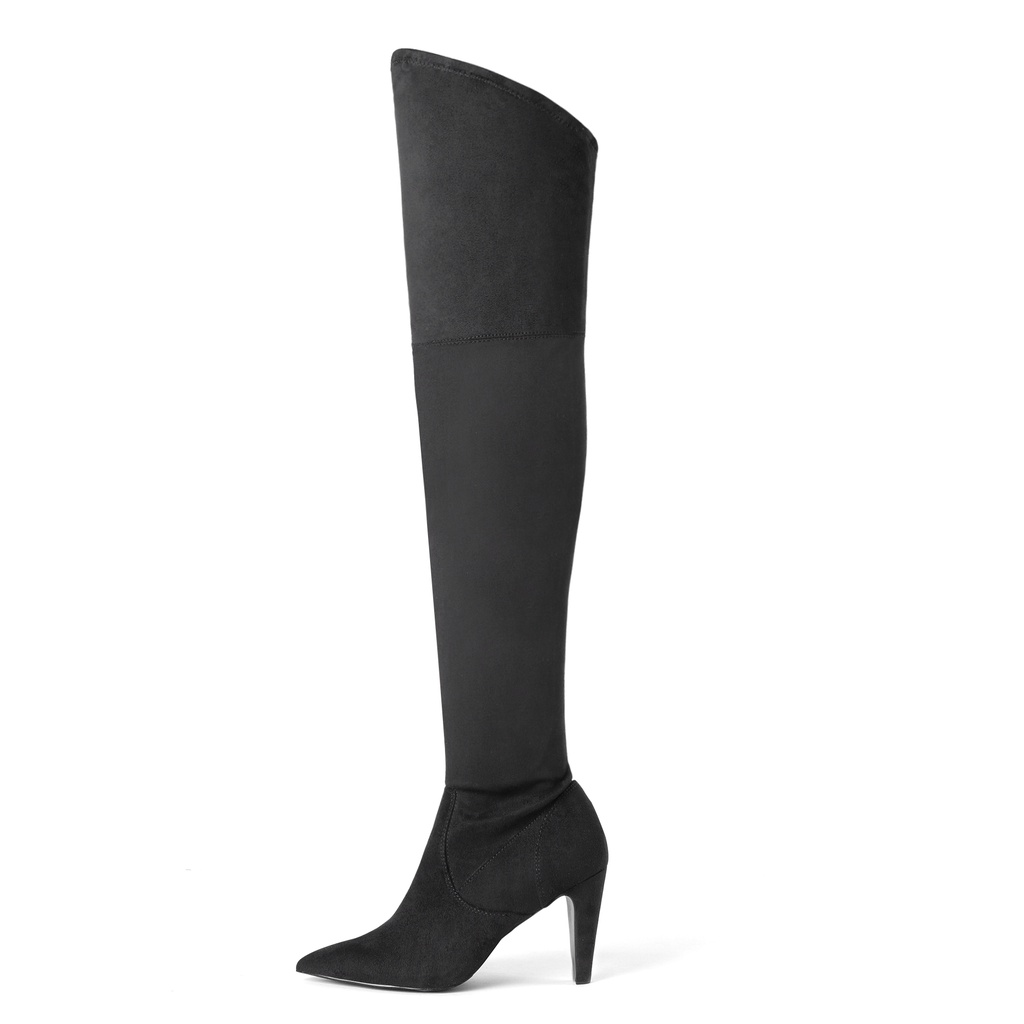 Dream Pairs Thigh High Boots Female Winter Boots 2022 New Black Block