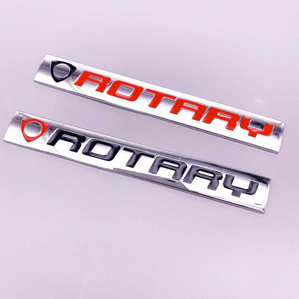Rotary Engine Logo Decals 3D Metal Badge Emblem Car Sticker For Mazda 2 ...
