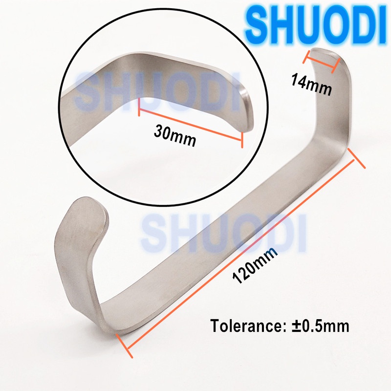 COD 1 piece Dental Surgical Tissue Retractor Farabeuf Twin Hold Lips