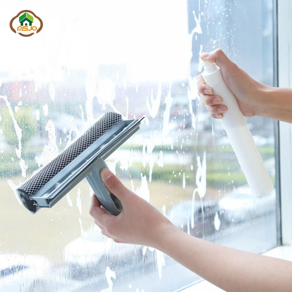 Home & Living♀Window Car Glass Cleaner Mirror Cleaning No Trace  Double-Sided Rotationable Wash Tool