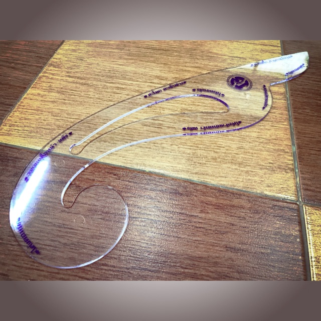 Parrot Ruler Cloth Cutting Curved | Shopee Philippines