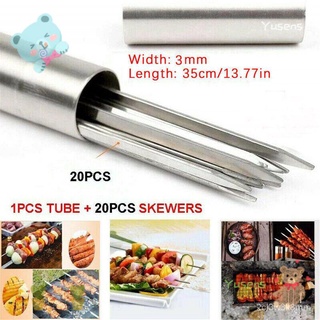 Funny Skewers For Barbecue Reusable Grill Stainless Steel Skewers Shish  Kebab Bbq Camping Forks Gadgets Kitchen Accessories Tool - Barbecue Clip -  AliExpress