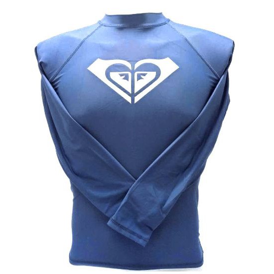 Roxy Rash Guard Swimwear (Navy/White Logo) | Shopee Philippines