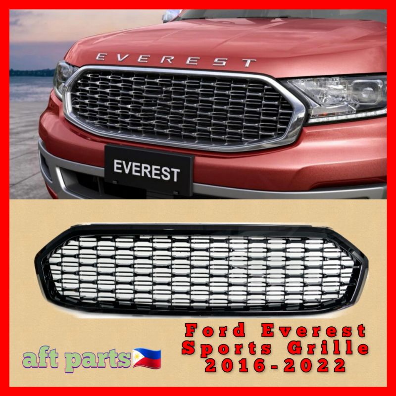 Ford Everest Front Grill Sports Grille Bumper 2016 2022 Shopee Philippines