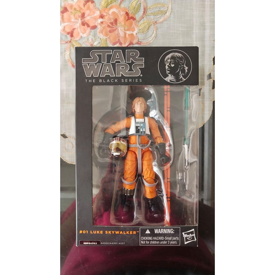 Star Wars The Black Series Luke Skywalker Pilot Suit (Orange Line ...