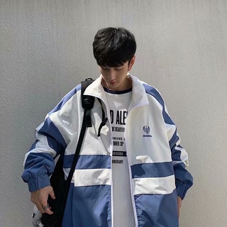 ☑「Support COD」 Retro Jacket American Street Windbreaker Handsome ...