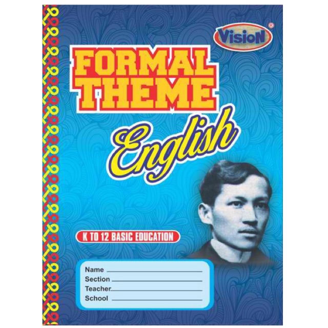 Formal Theme Book English K12 per piece | Shopee Philippines