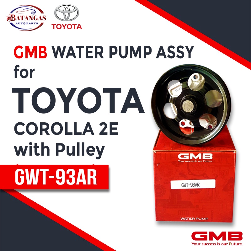Timing Belt & Water Pump Kit For 93-97 Toyota Corolla / Geo Prizm 1.6L DOHC 4AFE 1 thumbnail image